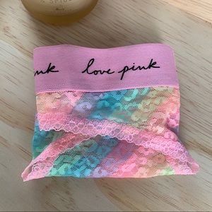 NWT Victoria’s Secret Pink Thong Panties